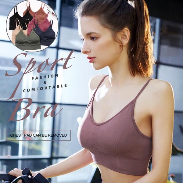 super elastic strap sports bra with pad push up seamless crop women gym fitness running yoga breathable bralette active tank, White;black
super elastic strap sports bra with pad push up seamless crop women gym fitness running yoga breathable bralette active tank, White;black