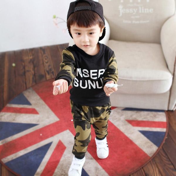 toddler autumn spring kids clothes camouflage children suit for boys clothing 12 3 4 5year kg-385, White
toddler autumn spring kids clothes camouflage children suit for boys clothing 12 3 4 5year kg-385, White