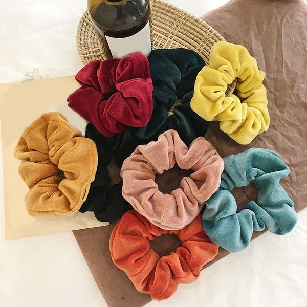 hair accessories thick velvet rope scrunchie elastic rubber bands ponytail holder ring solid color women
hair accessories thick velvet rope scrunchie elastic rubber bands ponytail holder ring solid color women