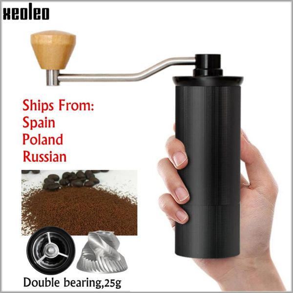 electric coffee grinders xeoleo 50mm aluminum manual grinder stainless steel burr conical coffe bean miller milling machine
electric coffee grinders xeoleo 50mm aluminum manual grinder stainless steel burr conical coffe bean miller milling machine