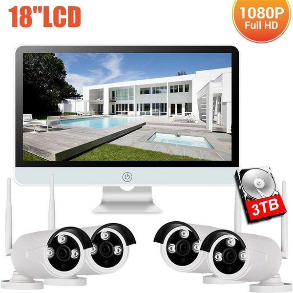 imporx 18"lcd monitor nvr kit 1080p home security camera system cctv video surveillance kit 4ch 2mp outdoor wifi camera 3tb hdd
imporx 18"lcd monitor nvr kit 1080p home security camera system cctv video surveillance kit 4ch 2mp outdoor wifi camera 3tb hdd