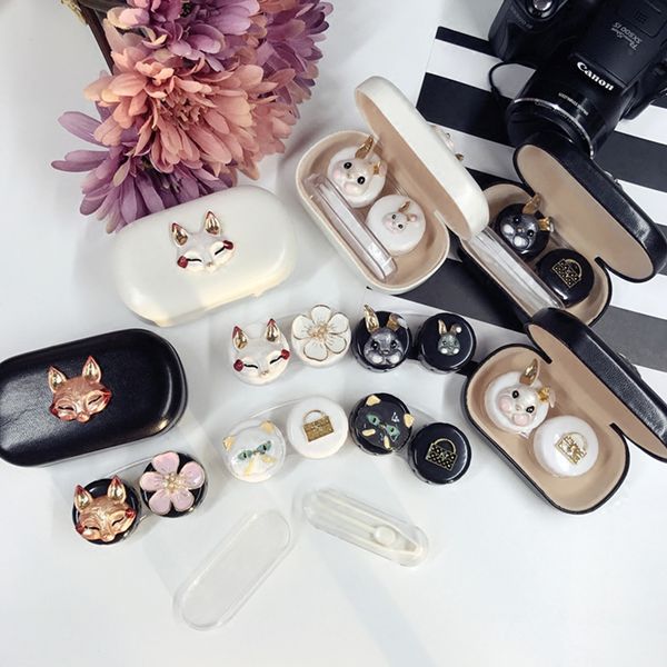 cute contact lens case for women hard box eye lenses container holder set eye contacts case eyewear accessories, Silver
cute contact lens case for women hard box eye lenses container holder set eye contacts case eyewear accessories, Silver
