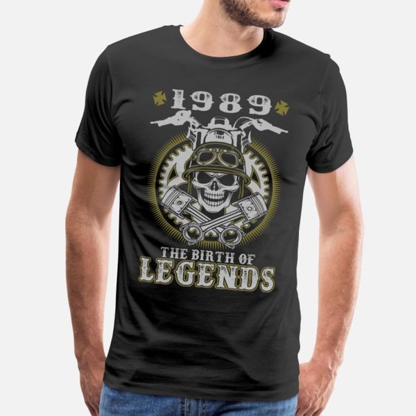 1989 the birth of legends t shirt men print cotton euro size s-3xl clothing cute casual spring normal shirt, White;black
1989 the birth of legends t shirt men print cotton euro size s-3xl clothing cute casual spring normal shirt, White;black