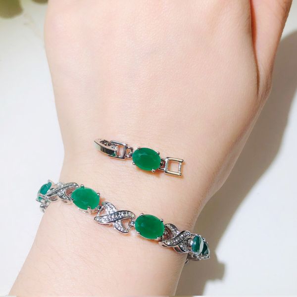 fashion jewery green color women bracelet set with cubic zirconia chains, Golden;silver
fashion jewery green color women bracelet set with cubic zirconia chains, Golden;silver