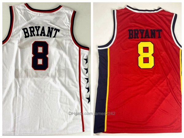 throwback bryant #8 mcdonalds all american basketball jersey stitched size 2xs-3xl 4xl custom any name number white red, Black;red
throwback bryant #8 mcdonalds all american basketball jersey stitched size 2xs-3xl 4xl custom any name number white red, Black;red