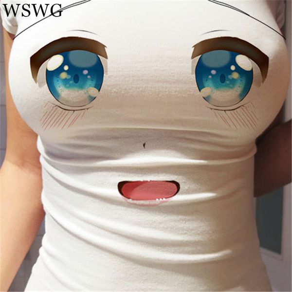 2020 summer t shirt women tees short sleeve big eyes print tshirt funny t-shirt woman clothes plus size 61058, White
2020 summer t shirt women tees short sleeve big eyes print tshirt funny t-shirt woman clothes plus size 61058, White