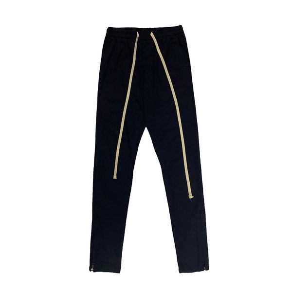 european and american high street basic black small feet zipper cloth pants male ins hip-hop slim drawstring trousers trend
european and american high street basic black small feet zipper cloth pants male ins hip-hop slim drawstring trousers trend