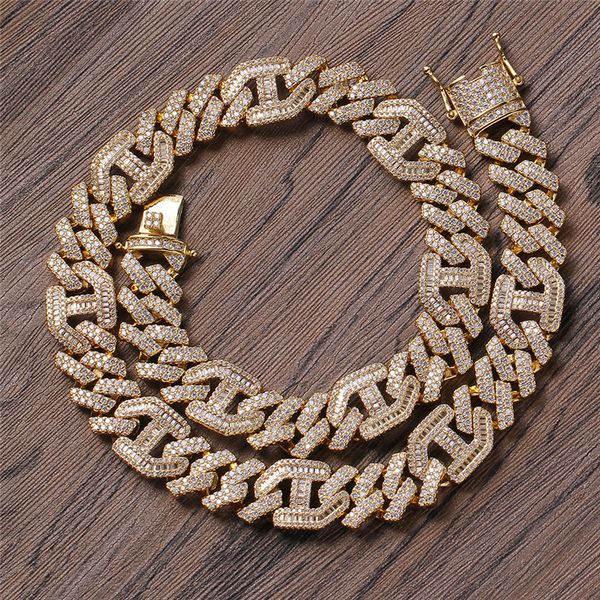 mens fashion hip hop necklace 15mm gold plated bling cz stone chain necklace jewelry for men women gift, Silver
mens fashion hip hop necklace 15mm gold plated bling cz stone chain necklace jewelry for men women gift, Silver