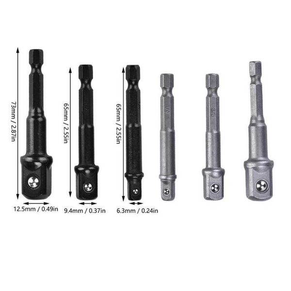 drill bit socket adapter 3pcs socket adapter 1/4 inch hex shank to 1/4inch 3/8 inch 1/2inch for drill bit driver
drill bit socket adapter 3pcs socket adapter 1/4 inch hex shank to 1/4inch 3/8 inch 1/2inch for drill bit driver