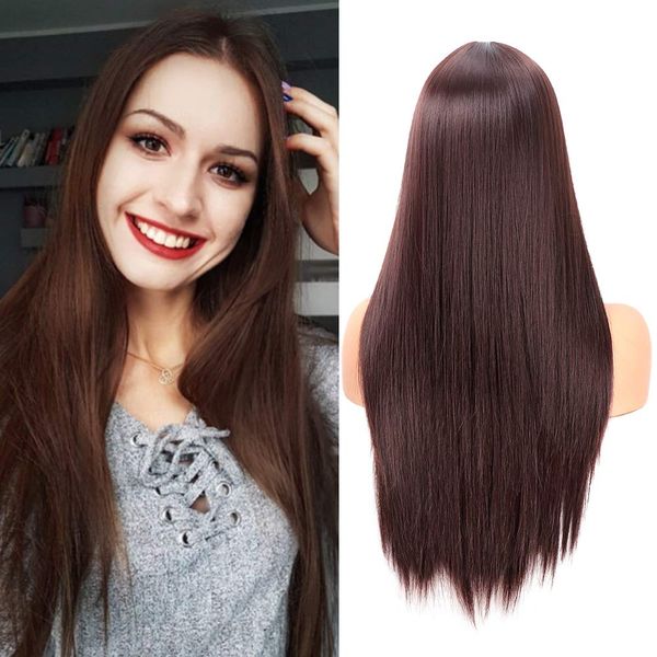 ombre wine red wigs long straight burgundy synthetic wig for women and ladies natural hairline middle part cosplay party wigs, Black
ombre wine red wigs long straight burgundy synthetic wig for women and ladies natural hairline middle part cosplay party wigs, Black
