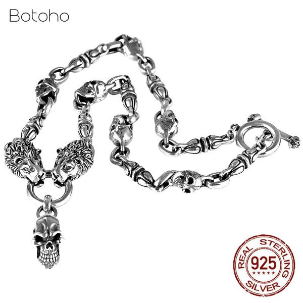handmade lion necklace silver colour thick chain and skull pendant 100% 925 sterling silver colour necklace pendant jewelry
handmade lion necklace silver colour thick chain and skull pendant 100% 925 sterling silver colour necklace pendant jewelry