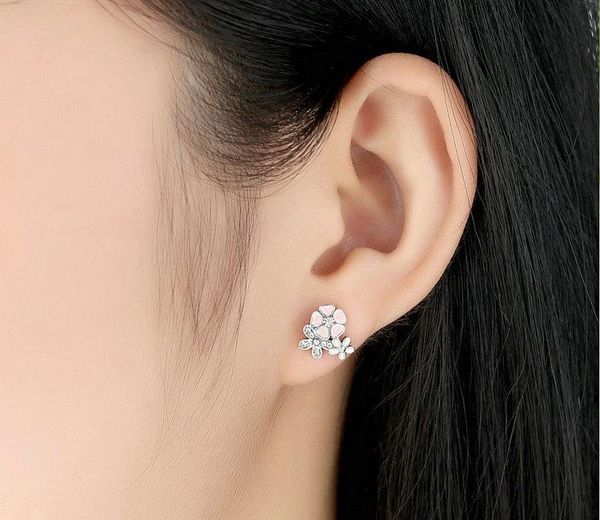 925 sterling silver poetic daisy cherry blossom stud earrings mixed & clear cz pink flower women anniversary sale 201811, Golden;silver
925 sterling silver poetic daisy cherry blossom stud earrings mixed & clear cz pink flower women anniversary sale 201811, Golden;silver