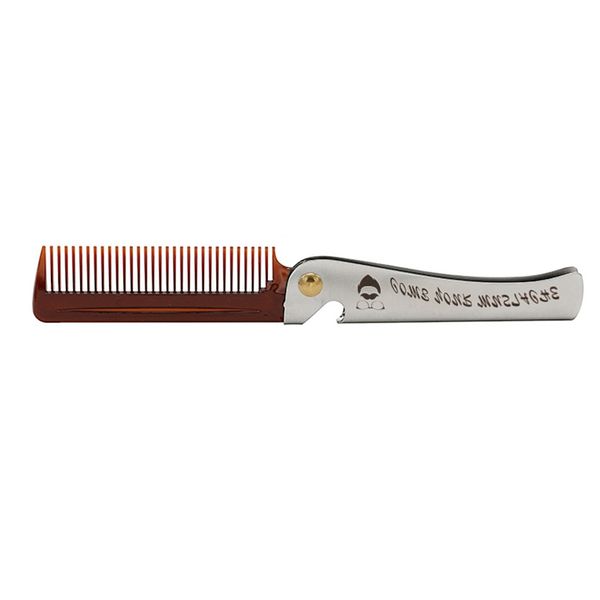 hair brushes brown men folding pocket comb pp teeth detangling beard metal handle foldable combing facial mustache 1 pcs, Silver
hair brushes brown men folding pocket comb pp teeth detangling beard metal handle foldable combing facial mustache 1 pcs, Silver