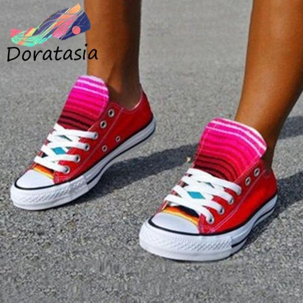 doratasia leisure women casual daily shoes fashion wholesale stripe flats women mixed color round toe lace up flats, Black
doratasia leisure women casual daily shoes fashion wholesale stripe flats women mixed color round toe lace up flats, Black