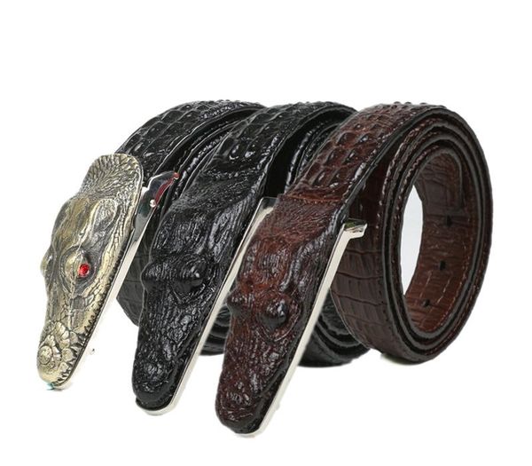 fashion men s belt crocodile pattern leather belt business casual simulation crocodile alligator head gift for89, Black;brown
fashion men s belt crocodile pattern leather belt business casual simulation crocodile alligator head gift for89, Black;brown