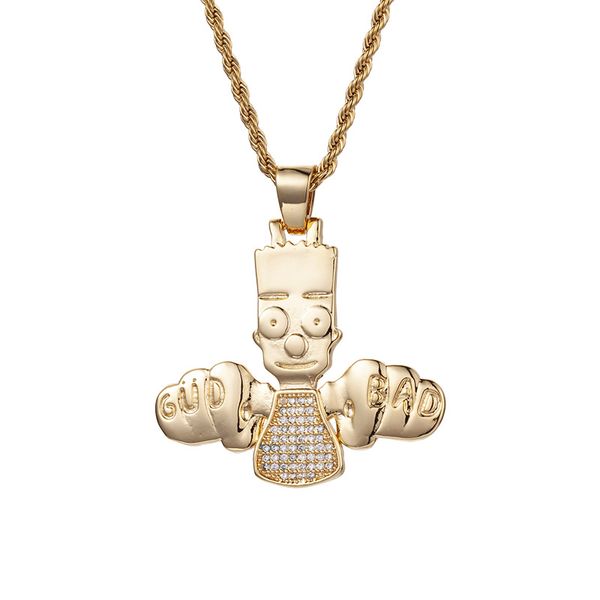 hip hop jewelry cartoon man pendant necklaces women men gold color long chain hiphop necklace gift, Silver
hip hop jewelry cartoon man pendant necklaces women men gold color long chain hiphop necklace gift, Silver