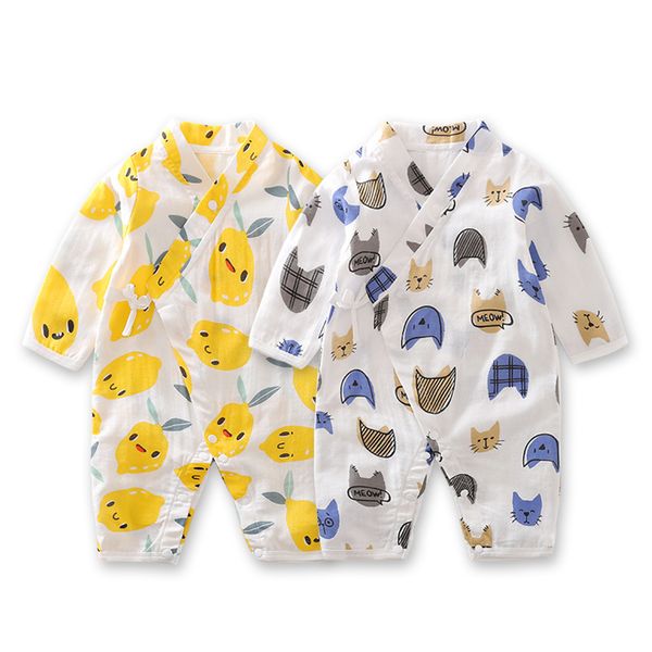 Gauze Romper Baby Air Conditioning Clothes Summer Breathable Newborn Gown Thin Long Sleeve Baby Jumpsuits
Gauze Romper Baby Air Conditioning Clothes Summer Breathable Newborn Gown Thin Long Sleeve Baby Jumpsuits