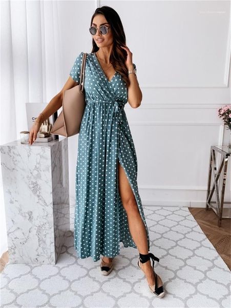 womens v neck short sleeve dress summer designers womens bohemian dresses casual polka dot dress, Black;gray
womens v neck short sleeve dress summer designers womens bohemian dresses casual polka dot dress, Black;gray