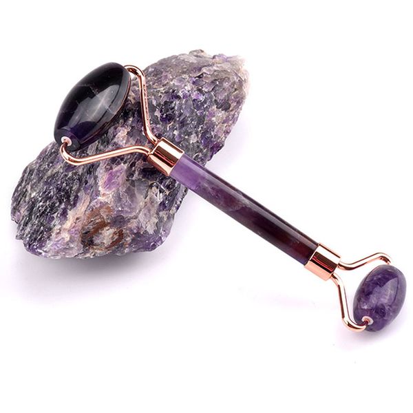new zinc alloy integrated frame face siliming amethyst jade roller massager purple without noise
new zinc alloy integrated frame face siliming amethyst jade roller massager purple without noise