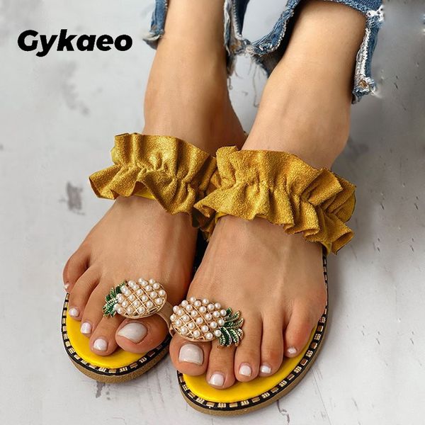 women flats slippers summer casual flip flops flowers pearl woman flat shoes 43 plus size comfortable female pineapple sandals, Black
women flats slippers summer casual flip flops flowers pearl woman flat shoes 43 plus size comfortable female pineapple sandals, Black
