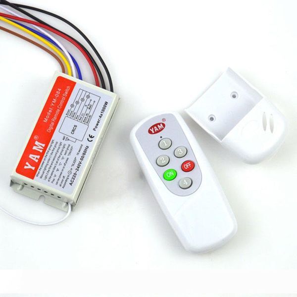 4 ways 5 sections manual digital control switch 110v 220v intelligent remote controller smart wireless wall for light lamp
4 ways 5 sections manual digital control switch 110v 220v intelligent remote controller smart wireless wall for light lamp
