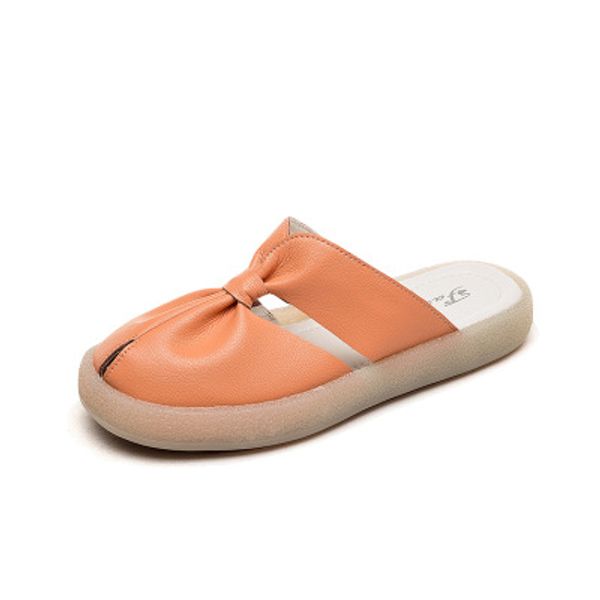 2020 new casual casual fashion wear flat bottom ladies sandals and slipper, Black