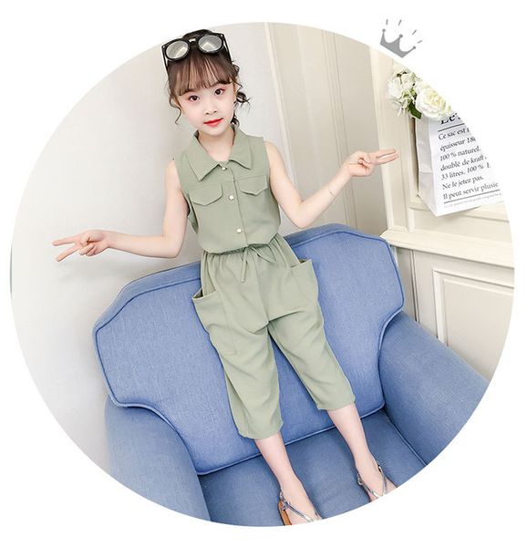 summer baby girls clothes sets sleeveless + pants 2pcs fashion childrens clothing sets kids outfits 4 6 7 8 10 12 year, White
summer baby girls clothes sets sleeveless + pants 2pcs fashion childrens clothing sets kids outfits 4 6 7 8 10 12 year, White