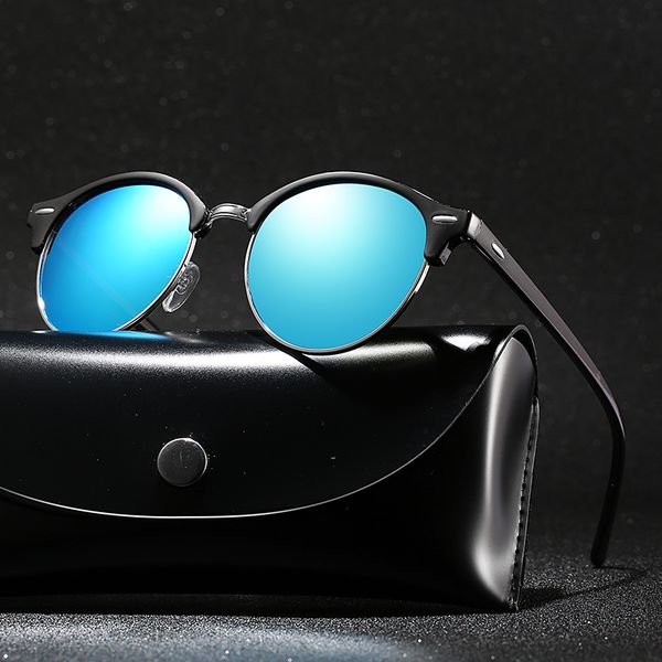 with case ladies round polarized sunglasses men brand designer polaroid sun glasses women metal frame black lens for men women, White;black
with case ladies round polarized sunglasses men brand designer polaroid sun glasses women metal frame black lens for men women, White;black