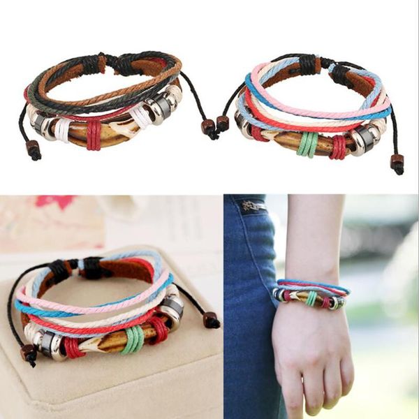 charm bracelets creative dog teeth braided bracelet vintage men's retractable leather bangle ladies punk student ball accessories, Golden;silver
charm bracelets creative dog teeth braided bracelet vintage men's retractable leather bangle ladies punk student ball accessories, Golden;silver