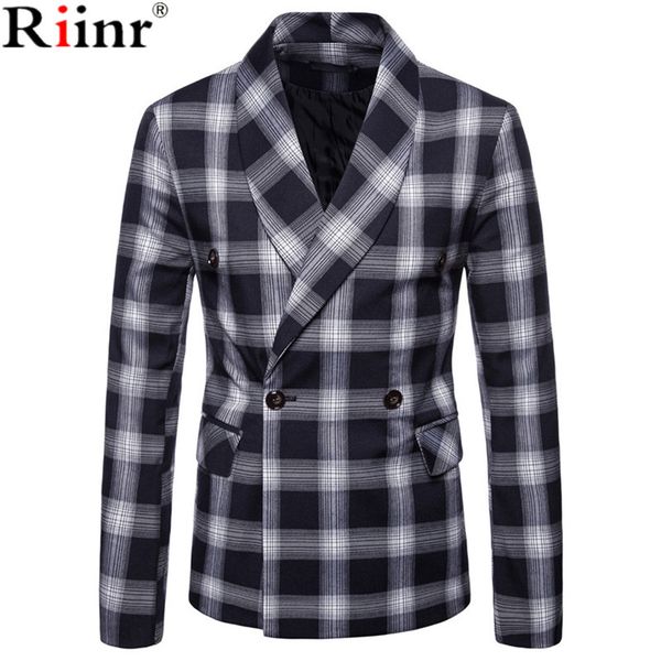 riinr fashion men blazer casual suit slim fit suit jacket men business autumn men's casual green collar double-breasted, White;black
riinr fashion men blazer casual suit slim fit suit jacket men business autumn men's casual green collar double-breasted, White;black