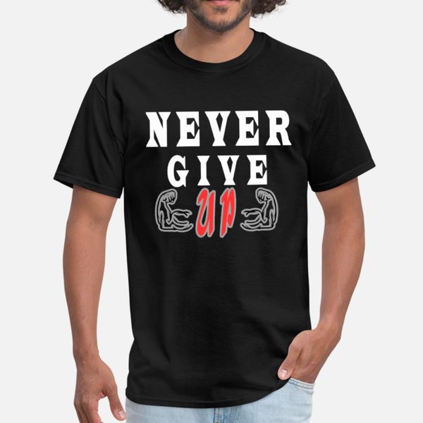 never give up mosalah's t shirt men sunlight short sleeve s-xxxl male sunlight authentic summer style pictures
never give up mosalah's t shirt men sunlight short sleeve s-xxxl male sunlight authentic summer style pictures