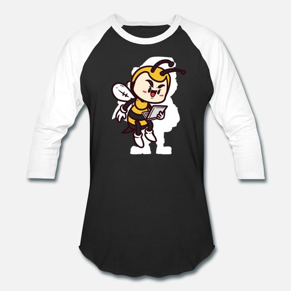 bee hacker t shirt men create cotton s-3xl homme interesting new fashion spring autumn letters shirt