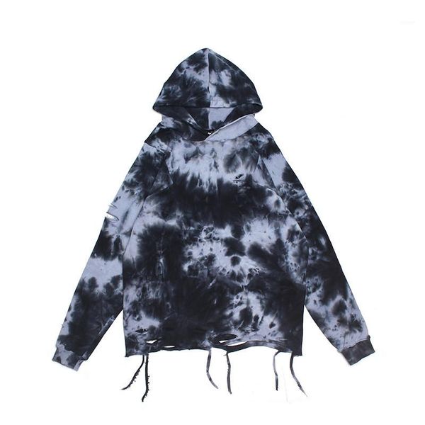 hop style tie dye panelled mens hoodies casual males clothing hole mens designer hoodies fashion hip, Black
hop style tie dye panelled mens hoodies casual males clothing hole mens designer hoodies fashion hip, Black