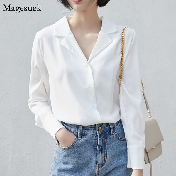 autumn long sleeve white chiffon blouse women solid loose womens blouses casual v-neck cardigan button up shirt women blusa 9383
autumn long sleeve white chiffon blouse women solid loose womens blouses casual v-neck cardigan button up shirt women blusa 9383