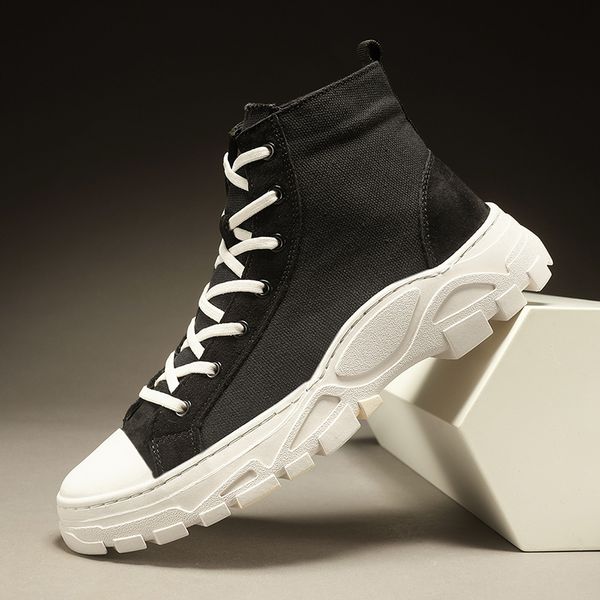 fashion canvas shoes men spring autumn boots youth boys trend casual shoes male winter boots men fashion sneakers, Black
fashion canvas shoes men spring autumn boots youth boys trend casual shoes male winter boots men fashion sneakers, Black