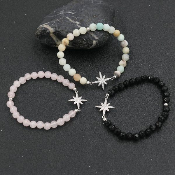 elegant women bracelet micro cz hexagram star bracelet for women pink quartz beads elastic bracelets men jewelry lovers' gift, Black
elegant women bracelet micro cz hexagram star bracelet for women pink quartz beads elastic bracelets men jewelry lovers' gift, Black