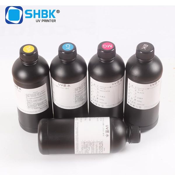 shbk uv soft ink, flexible ink 500ml, uv flatbed printer, cylindrical object printer ink, suitable for leather, tpu, rubber. 
shbk uv soft ink, flexible ink 500ml, uv flatbed printer, cylindrical object printer ink, suitable for leather, tpu, rubber.