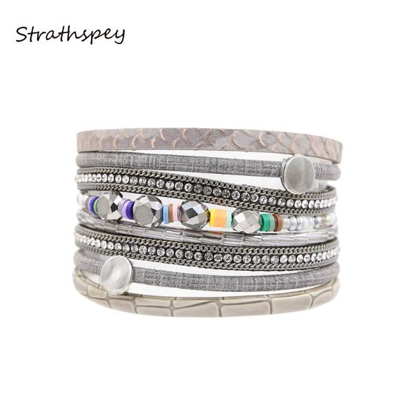 strathspey мода rhinestone magnetic кожаных браслетов браслеты бусина ручной многослойная wrap ювелирные изделия женщины подарки pulseir, Golden;silver
strathspey мода rhinestone magnetic кожаных браслетов браслеты бусина ручной многослойная wrap ювелирные изделия женщины подарки pulseir, Golden;silver