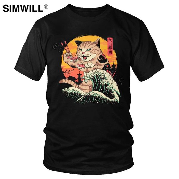 japanese cat t shirts men cool harajuku short sleeve cotton tee o-neck neko sushi kanagawa wave t-shirt custom print urban
japanese cat t shirts men cool harajuku short sleeve cotton tee o-neck neko sushi kanagawa wave t-shirt custom print urban
