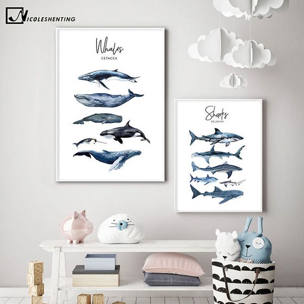 nautical sea nursery painting whale shark canvas poster animal art print education wall picture nordic kid baby bedroom decor
nautical sea nursery painting whale shark canvas poster animal art print education wall picture nordic kid baby bedroom decor