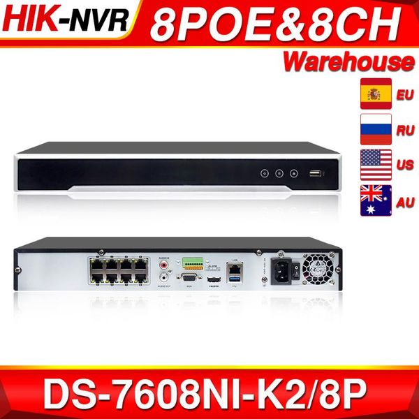 kits hikvision original nvr ds-7608ni-k2/8p 8ch poe 8mp 4k record 2 sata for camera security network video recorder, Black;white
kits hikvision original nvr ds-7608ni-k2/8p 8ch poe 8mp 4k record 2 sata for camera security network video recorder, Black;white