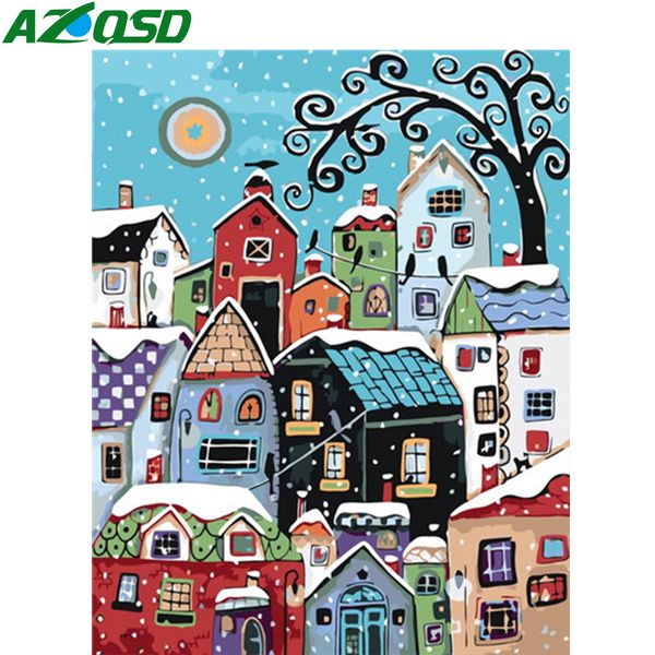 azqsd diy unframe coloring by numbers cartoon on canvas handicraft acrylic paint kits paint by number for adults town wall art
azqsd diy unframe coloring by numbers cartoon on canvas handicraft acrylic paint kits paint by number for adults town wall art