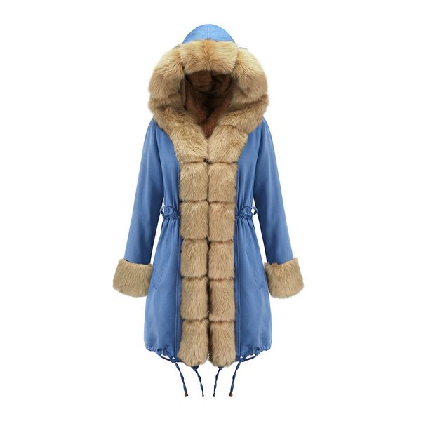 winter 2xl plus size cotton polyester blend padded jacket undetachable hooded warm long sleeve waist strap encloure ladies fashion jacket, Black;brown
winter 2xl plus size cotton polyester blend padded jacket undetachable hooded warm long sleeve waist strap encloure ladies fashion jacket, Black;brown