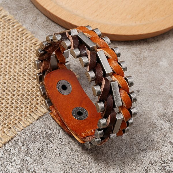 fehame vintage multilayer pu leather bracelet men wristband bracelets & bangles for women men fashion jewelry pulseras, Black
fehame vintage multilayer pu leather bracelet men wristband bracelets & bangles for women men fashion jewelry pulseras, Black