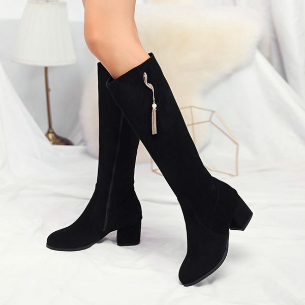 осень зима высокий каблук женщины boots круглый toe zip обувь женский загрузочный колено высокие сапоги обувь женская плюс размер 32-48 c20, Black
осень зима высокий каблук женщины boots круглый toe zip обувь женский загрузочный колено высокие сапоги обувь женская плюс размер 32-48 c20, Black