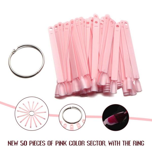 50pcs pink nail art tips fan practice tool board nail tool for polish uv gel showing practice display design manicure tools, Red;gold
50pcs pink nail art tips fan practice tool board nail tool for polish uv gel showing practice display design manicure tools, Red;gold