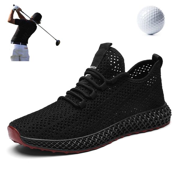 men outdoor sports shoes breathable mesh golf sneakers mens trendy shoes black gray athletic training sneakers golf
men outdoor sports shoes breathable mesh golf sneakers mens trendy shoes black gray athletic training sneakers golf