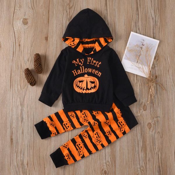 newborn kids baby boys girls clothes halloween pumpkin letter print hooded pullover +cartoon pants set 6 12 18 24 months, White
newborn kids baby boys girls clothes halloween pumpkin letter print hooded pullover +cartoon pants set 6 12 18 24 months, White