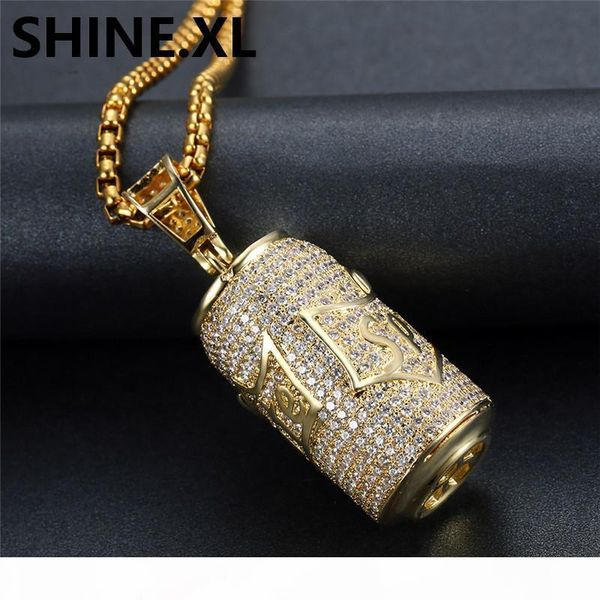 18k позолоченный soda can ожерелье iced out кубический циркон mens hip hop подарка ювелирных изделий, Silver
18k позолоченный soda can ожерелье iced out кубический циркон mens hip hop подарка ювелирных изделий, Silver