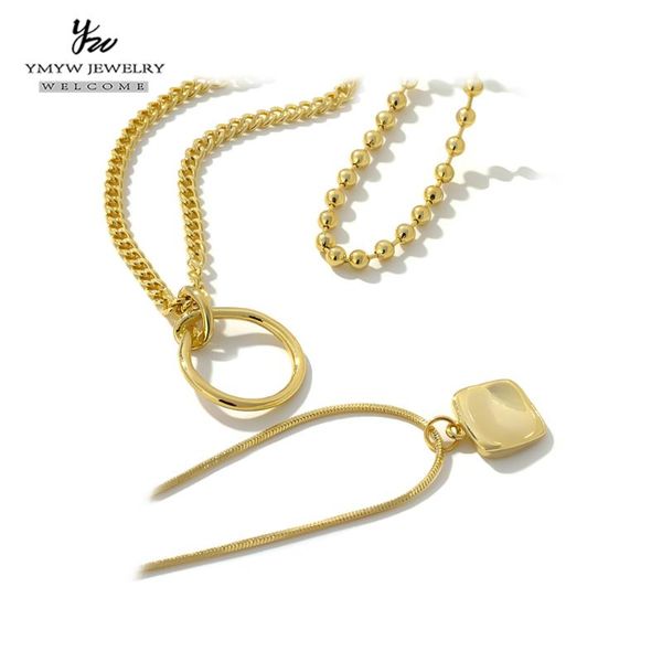 ymyw trendy multiple style pendant necklace clavicle chain metal jewelry for women geometric gold color necklace gift choker new, Silver
ymyw trendy multiple style pendant necklace clavicle chain metal jewelry for women geometric gold color necklace gift choker new, Silver